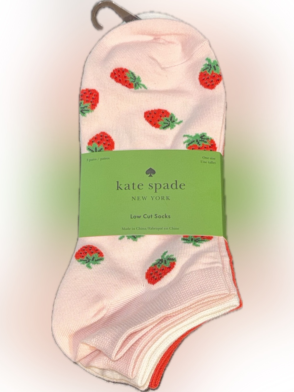 kate spade New York Low Cut Socks 3 Pack